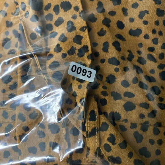 Love For Humanity Cheetah Womens Skort M Animal Print Mini Skorts Ruffle NWT - Picture 12 of 12